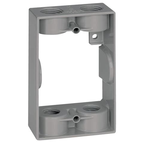 sigma outlet box metal|one gang weatherproof outlet box.